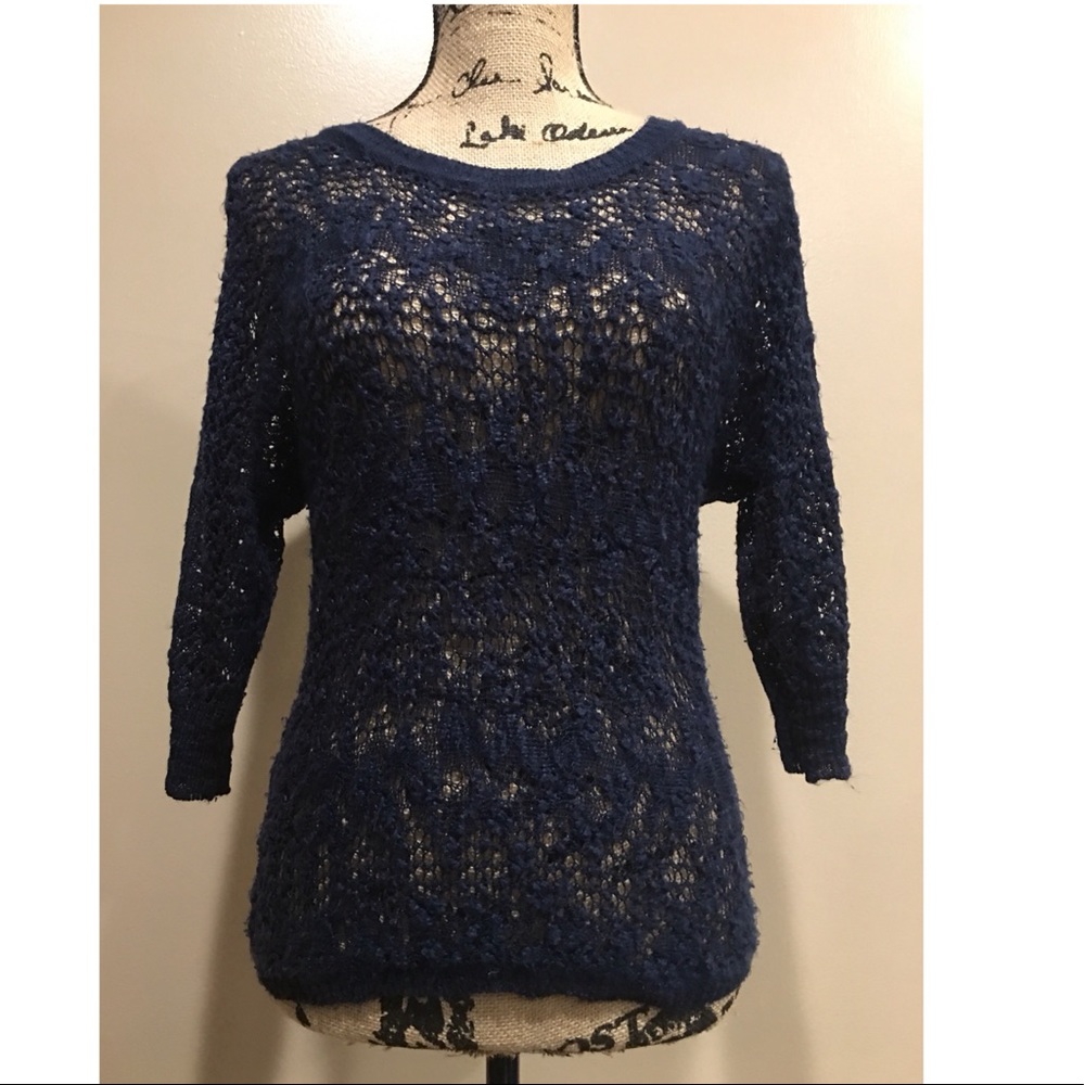 Navy blue sweater